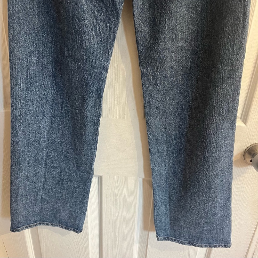 AGOLDE Jeans Harper Flash Medium Wash Denim Straight Leg size 23 - Picture 8 of 10